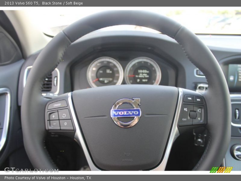 Black Stone / Soft Beige 2013 Volvo S60 T5