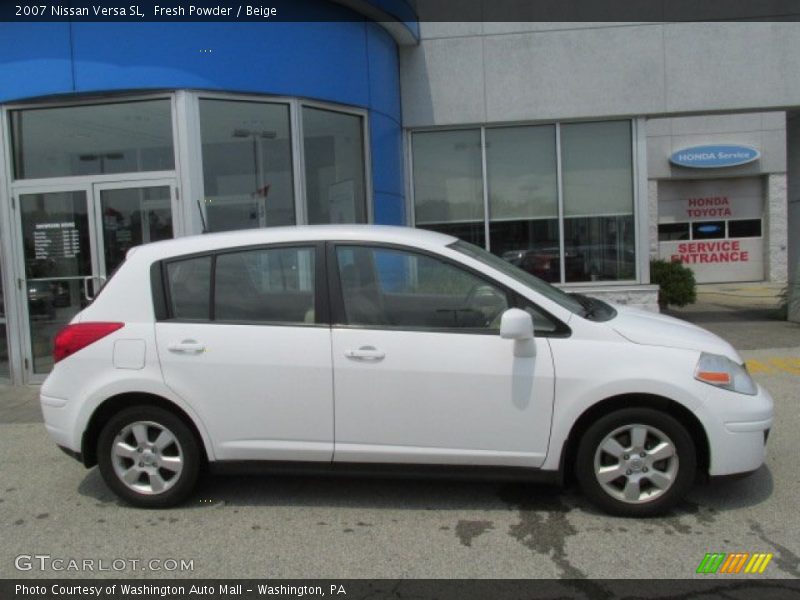 Fresh Powder / Beige 2007 Nissan Versa SL