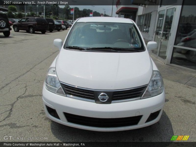 Fresh Powder / Beige 2007 Nissan Versa SL