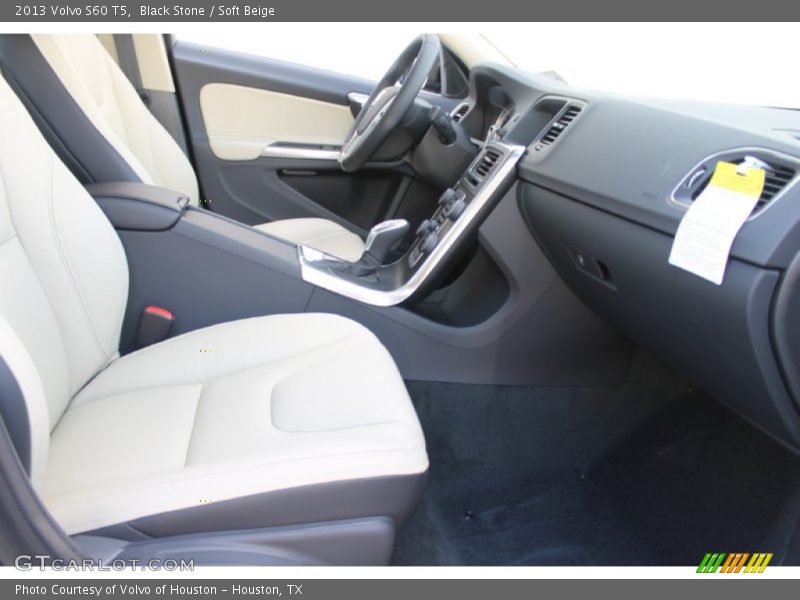 Black Stone / Soft Beige 2013 Volvo S60 T5