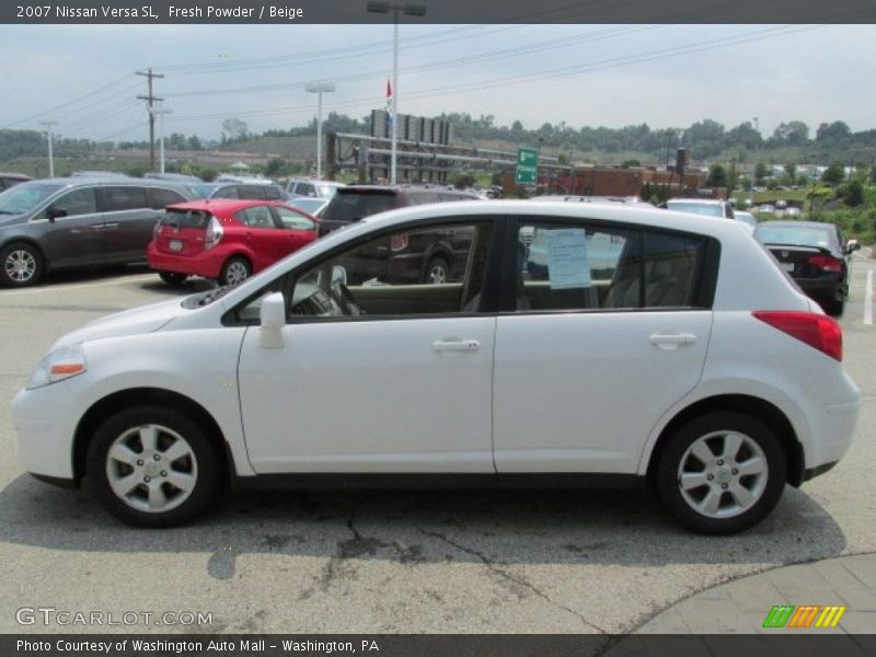 Fresh Powder / Beige 2007 Nissan Versa SL