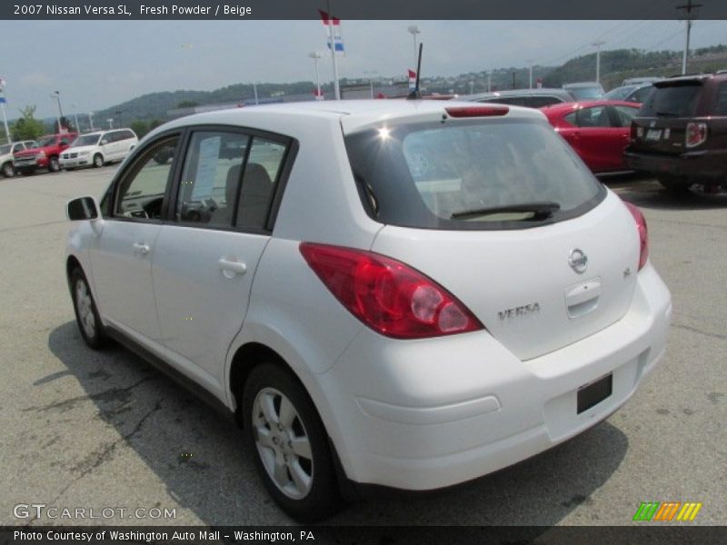 Fresh Powder / Beige 2007 Nissan Versa SL