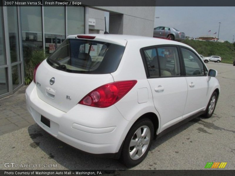 Fresh Powder / Beige 2007 Nissan Versa SL