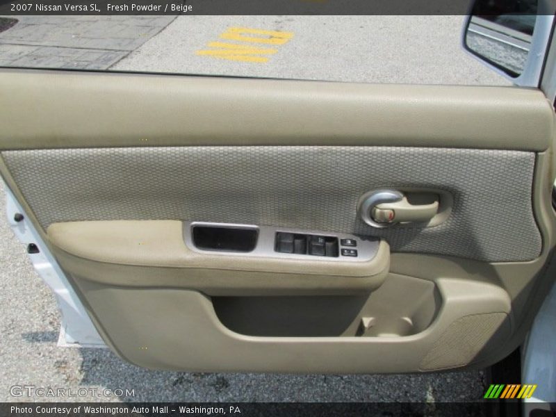 Fresh Powder / Beige 2007 Nissan Versa SL