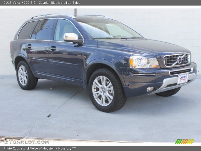 Caspian Blue Metallic / Beige 2013 Volvo XC90 3.2