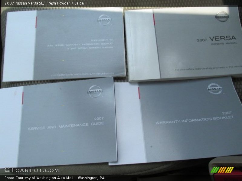 Fresh Powder / Beige 2007 Nissan Versa SL