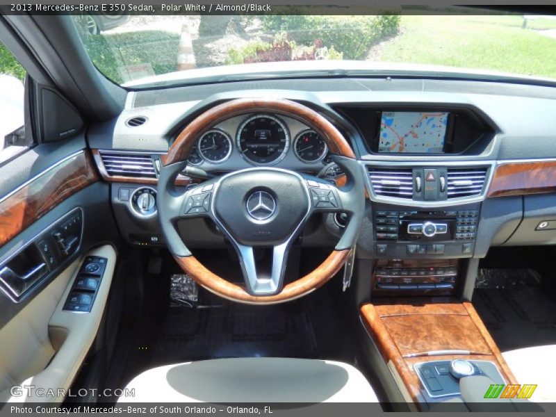 Polar White / Almond/Black 2013 Mercedes-Benz E 350 Sedan