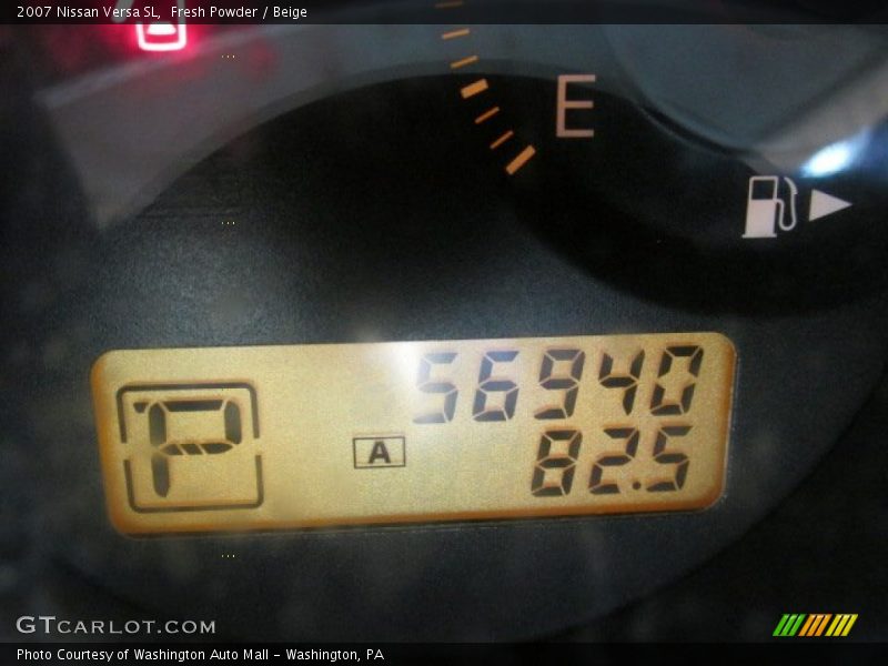 Fresh Powder / Beige 2007 Nissan Versa SL