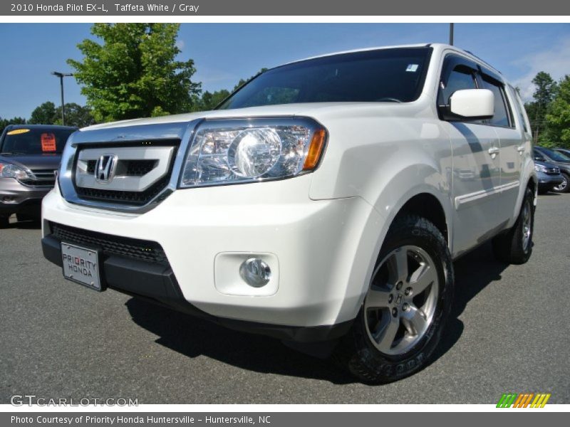 Taffeta White / Gray 2010 Honda Pilot EX-L