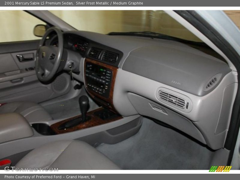 Silver Frost Metallic / Medium Graphite 2001 Mercury Sable LS Premium Sedan
