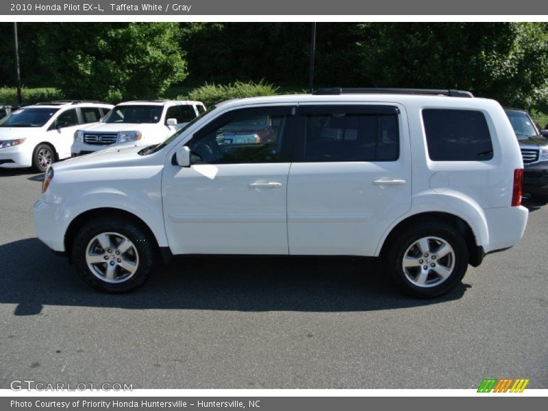 Taffeta White / Gray 2010 Honda Pilot EX-L