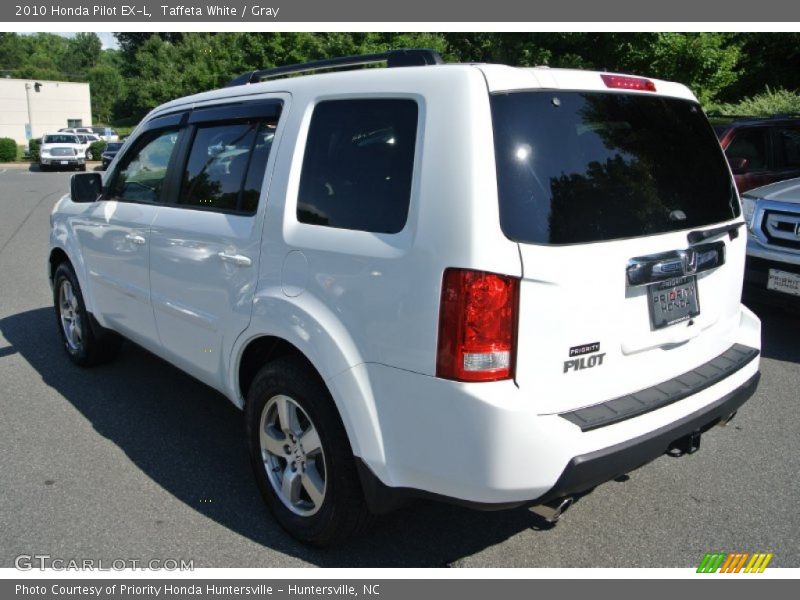 Taffeta White / Gray 2010 Honda Pilot EX-L