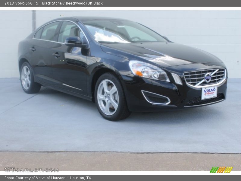Black Stone / Beechwood/Off Black 2013 Volvo S60 T5