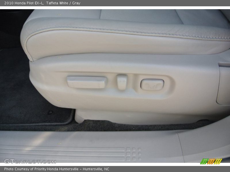 Taffeta White / Gray 2010 Honda Pilot EX-L