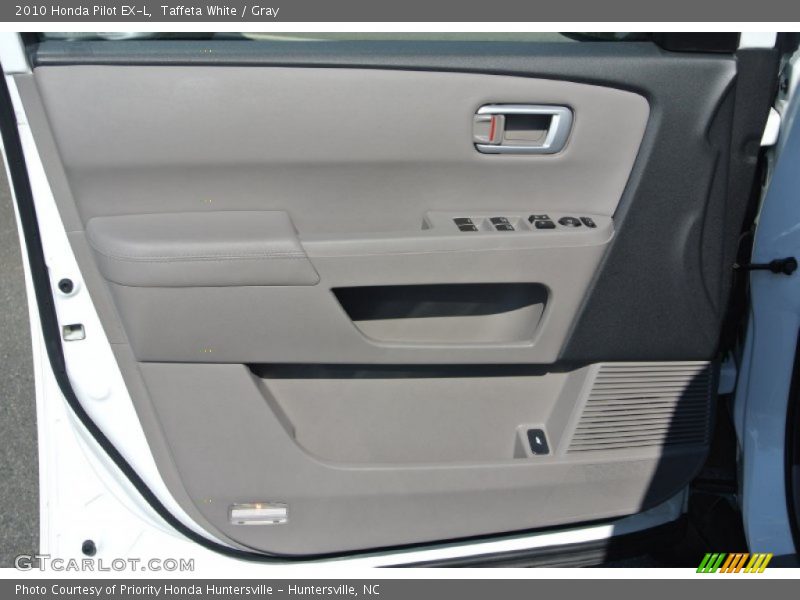 Taffeta White / Gray 2010 Honda Pilot EX-L