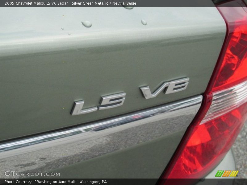 Silver Green Metallic / Neutral Beige 2005 Chevrolet Malibu LS V6 Sedan