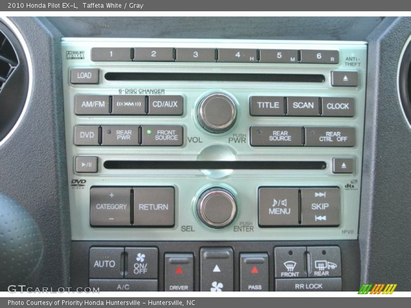 Taffeta White / Gray 2010 Honda Pilot EX-L