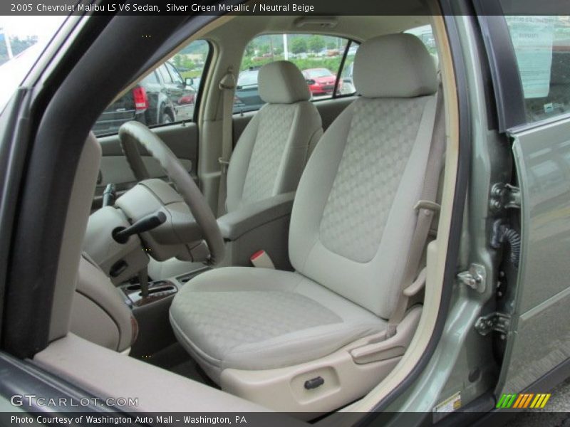 Silver Green Metallic / Neutral Beige 2005 Chevrolet Malibu LS V6 Sedan