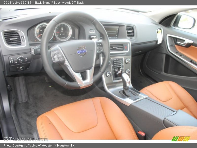 Black Stone / Beechwood/Off Black 2013 Volvo S60 T5