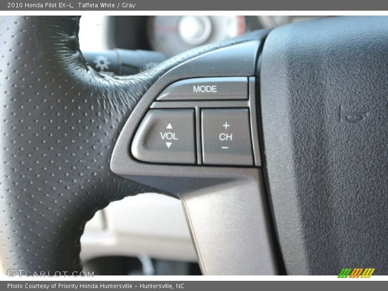 Taffeta White / Gray 2010 Honda Pilot EX-L