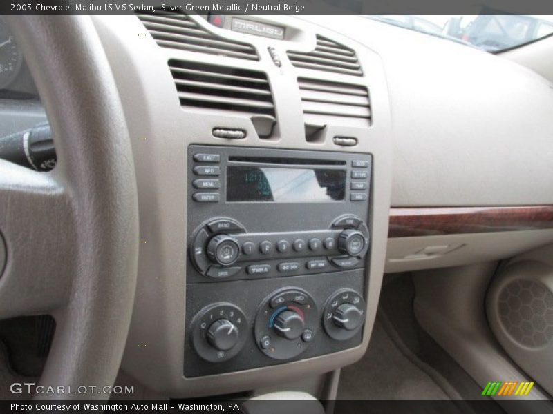 Silver Green Metallic / Neutral Beige 2005 Chevrolet Malibu LS V6 Sedan