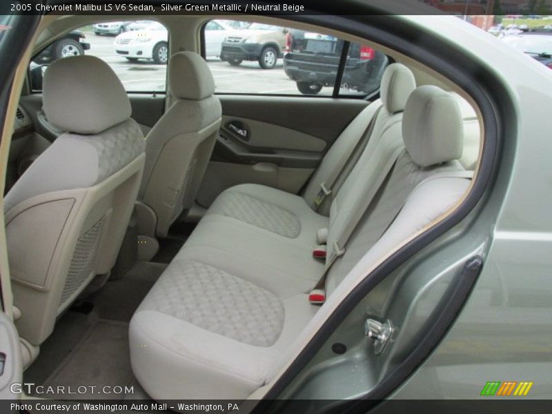 Silver Green Metallic / Neutral Beige 2005 Chevrolet Malibu LS V6 Sedan