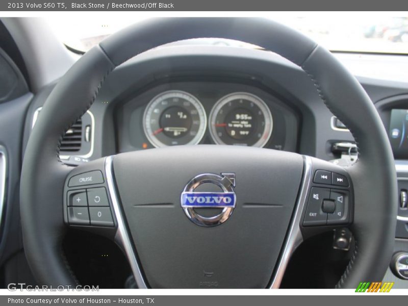 Black Stone / Beechwood/Off Black 2013 Volvo S60 T5