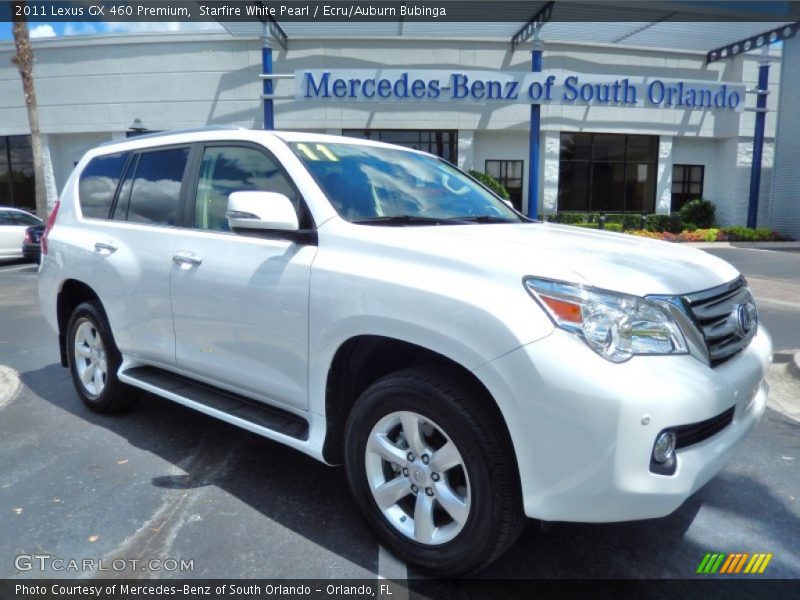 Starfire White Pearl / Ecru/Auburn Bubinga 2011 Lexus GX 460 Premium