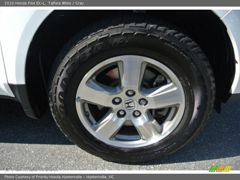 Taffeta White / Gray 2010 Honda Pilot EX-L