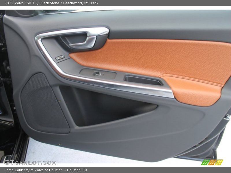 Black Stone / Beechwood/Off Black 2013 Volvo S60 T5