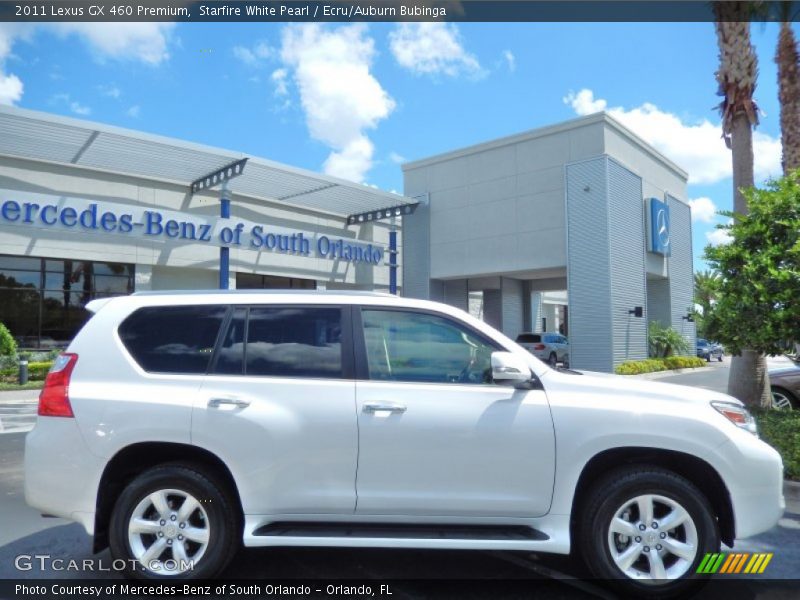 Starfire White Pearl / Ecru/Auburn Bubinga 2011 Lexus GX 460 Premium