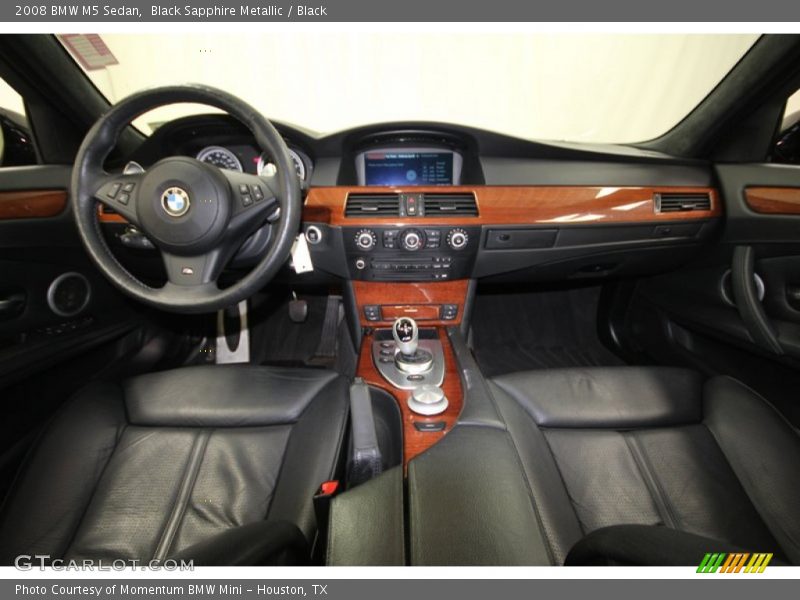 Black Sapphire Metallic / Black 2008 BMW M5 Sedan