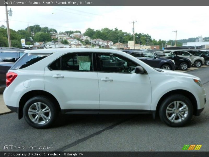 Summit White / Jet Black 2013 Chevrolet Equinox LS AWD