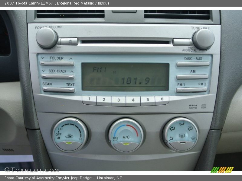 Barcelona Red Metallic / Bisque 2007 Toyota Camry LE V6
