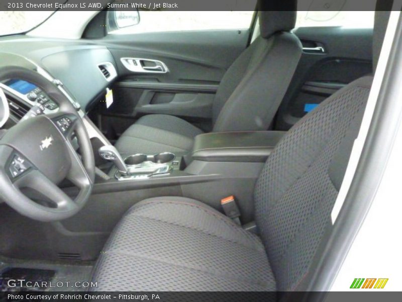 Summit White / Jet Black 2013 Chevrolet Equinox LS AWD
