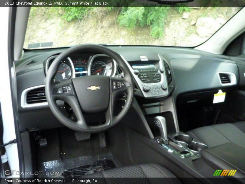 Summit White / Jet Black 2013 Chevrolet Equinox LS AWD