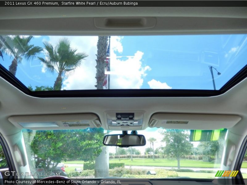 Sunroof of 2011 GX 460 Premium