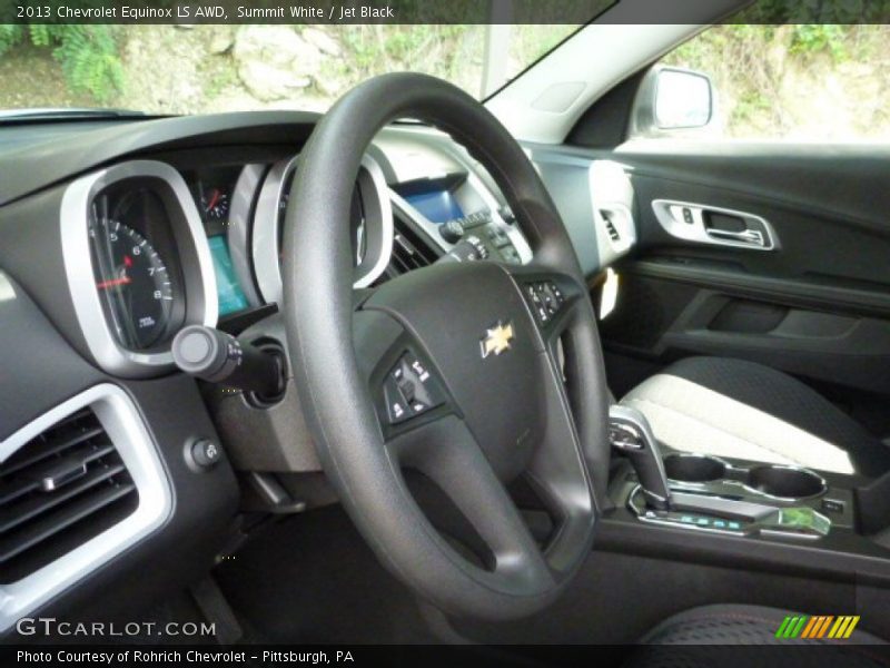 Summit White / Jet Black 2013 Chevrolet Equinox LS AWD