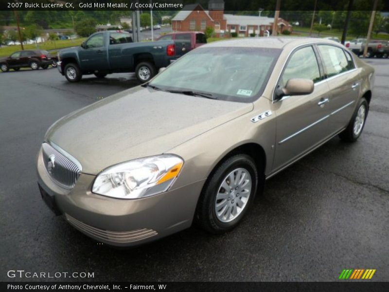 Gold Mist Metallic / Cocoa/Cashmere 2007 Buick Lucerne CX