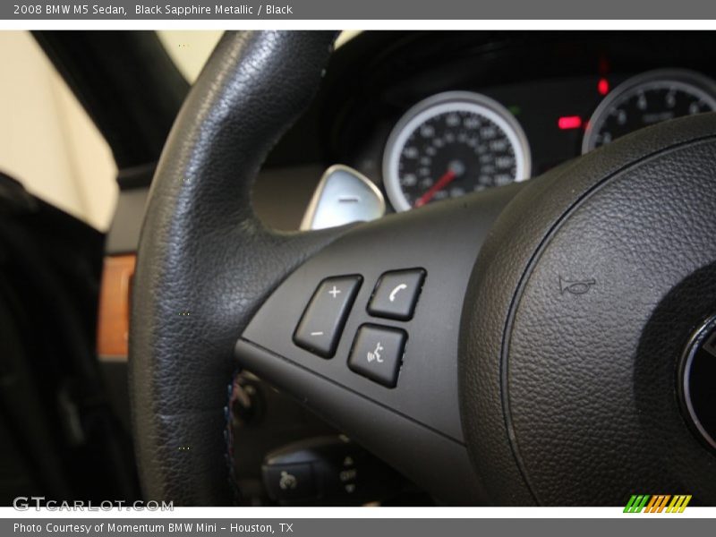 Black Sapphire Metallic / Black 2008 BMW M5 Sedan