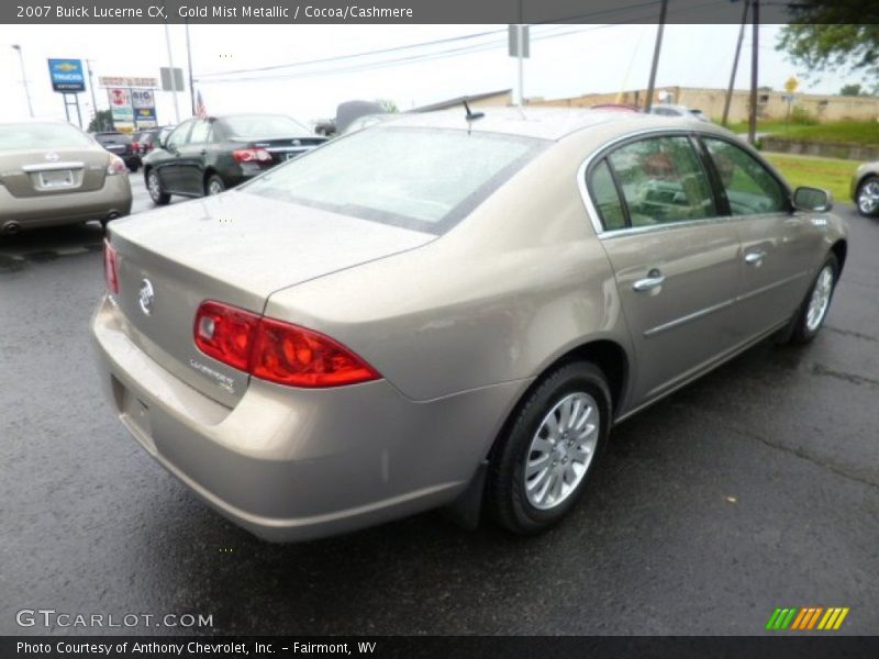 Gold Mist Metallic / Cocoa/Cashmere 2007 Buick Lucerne CX