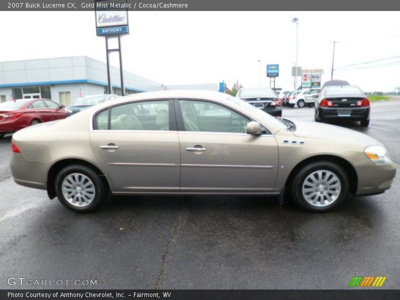 Gold Mist Metallic / Cocoa/Cashmere 2007 Buick Lucerne CX