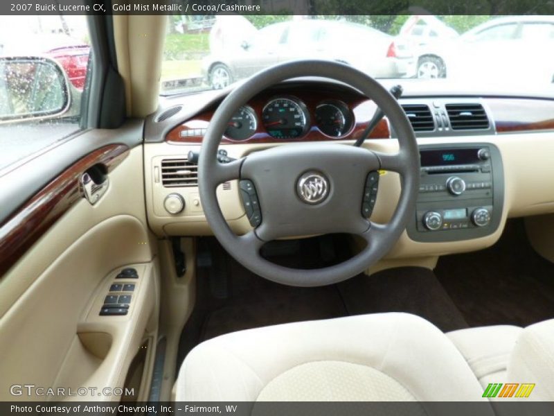 Gold Mist Metallic / Cocoa/Cashmere 2007 Buick Lucerne CX
