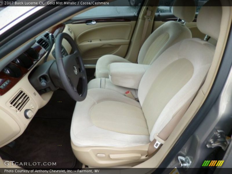 Gold Mist Metallic / Cocoa/Cashmere 2007 Buick Lucerne CX