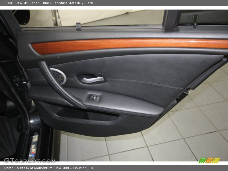 Black Sapphire Metallic / Black 2008 BMW M5 Sedan