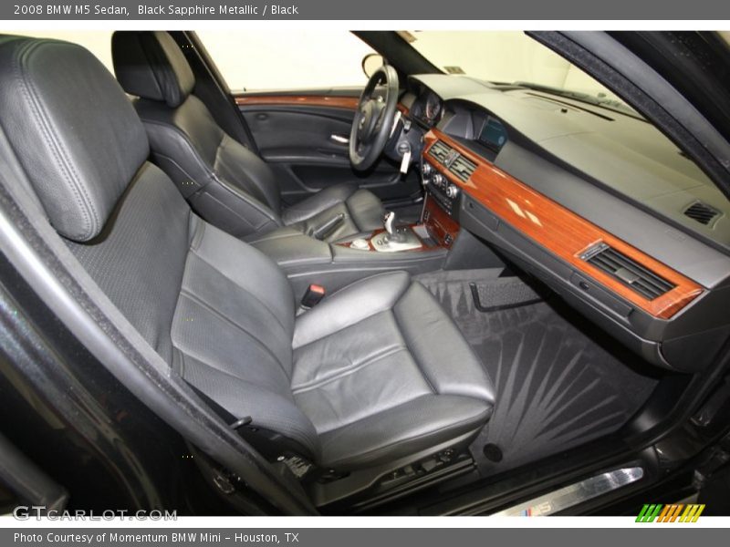 Black Sapphire Metallic / Black 2008 BMW M5 Sedan