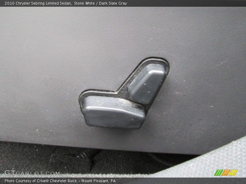 Stone White / Dark Slate Gray 2010 Chrysler Sebring Limited Sedan