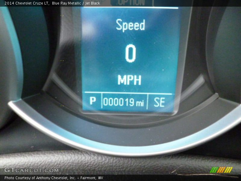 Blue Ray Metallic / Jet Black 2014 Chevrolet Cruze LT