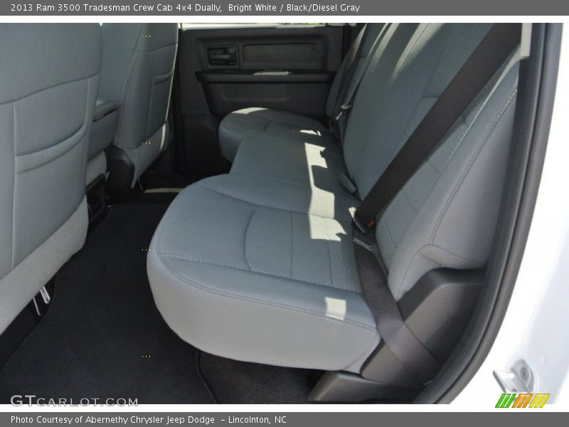 Bright White / Black/Diesel Gray 2013 Ram 3500 Tradesman Crew Cab 4x4 Dually
