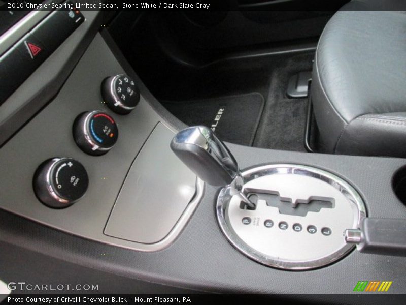 Stone White / Dark Slate Gray 2010 Chrysler Sebring Limited Sedan